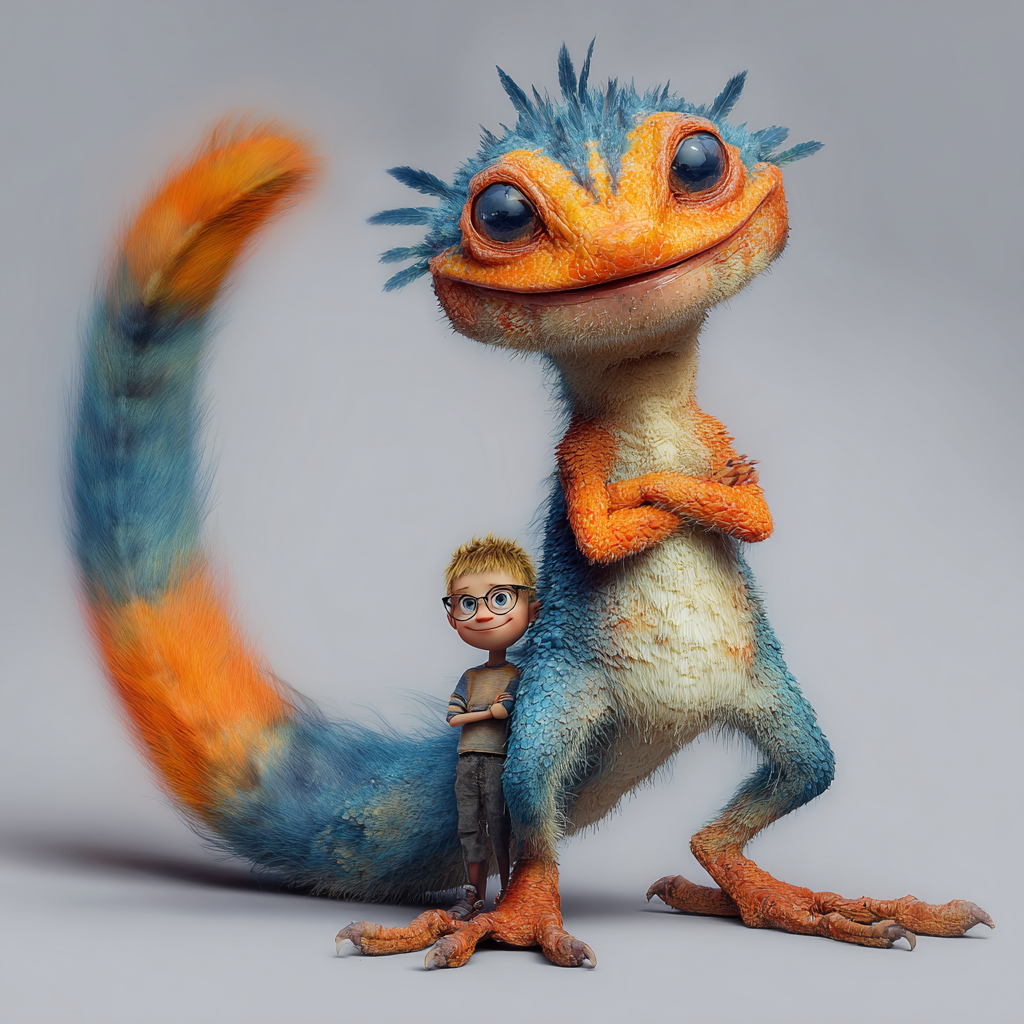 Imaginary creature magical pen pal subscription for kids